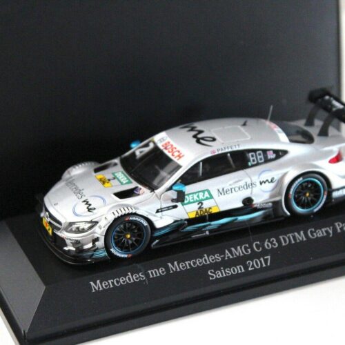 1:43 Spark Mercedes C63 AMG DTM 2017 Paffett #2 DEALER VERSION