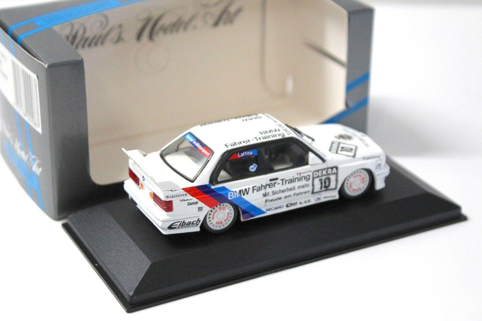 1:43 Minichamps BMW M3 E30 Laffite #10 Fahrer-Training
