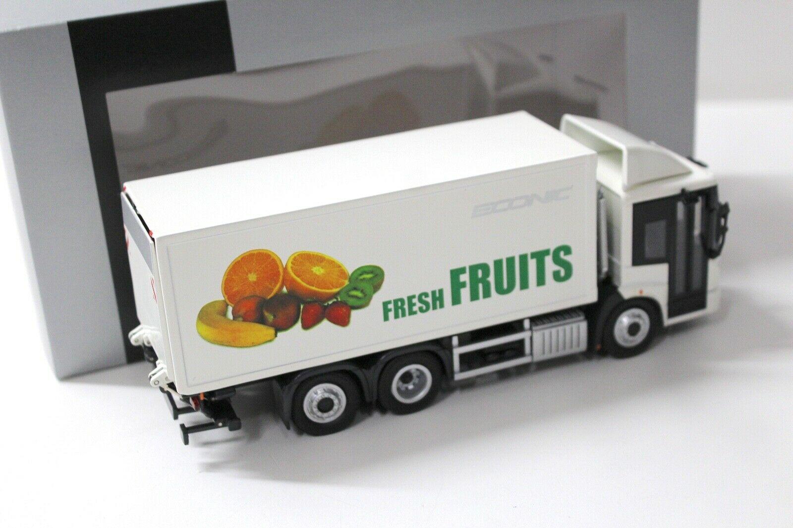 1:50 NZG Mercedes Econic Koffer Fresh Fruits DEALER VERSION