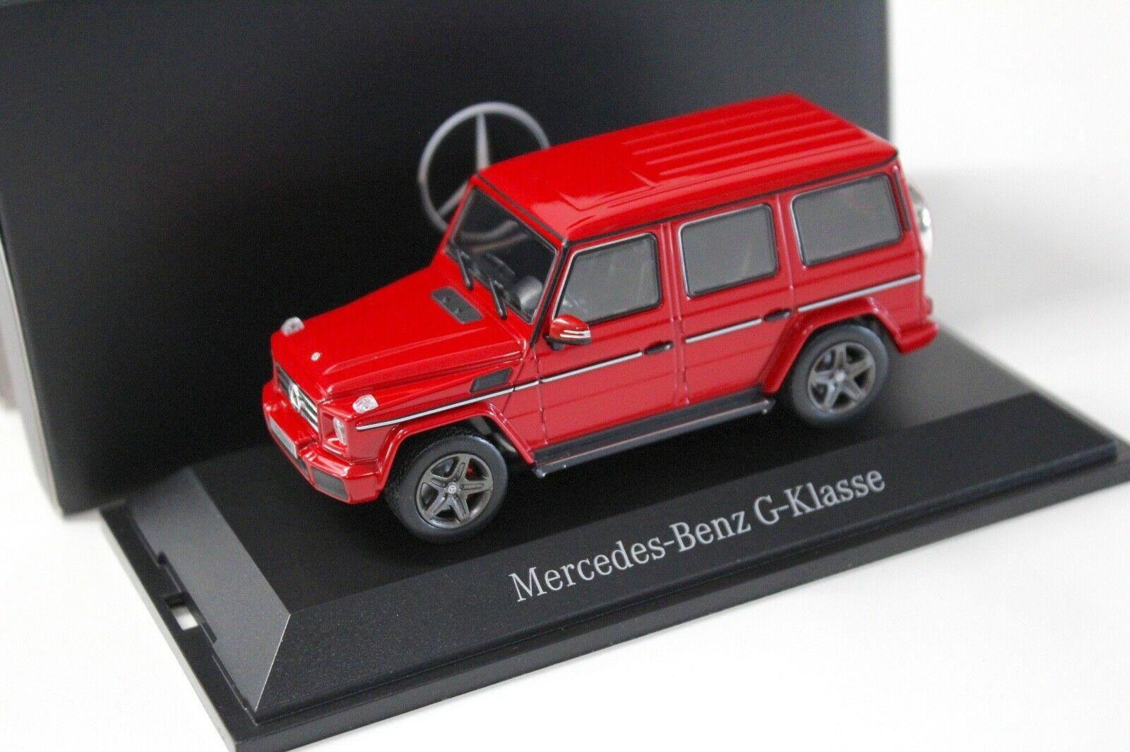 1:43 Norev Mercedes G-Klasse W463 Feueropal red DEALER VERSION
