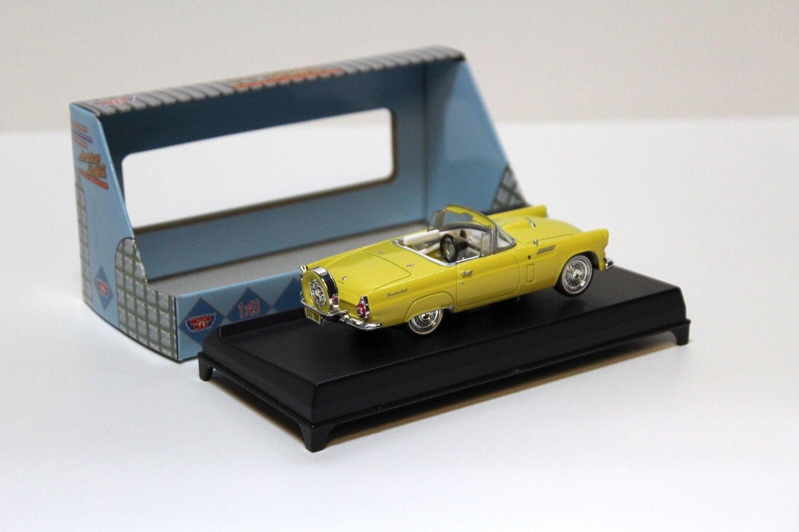 1:43 MotorMax Ford Thunderbird *American Graffiti* yellow