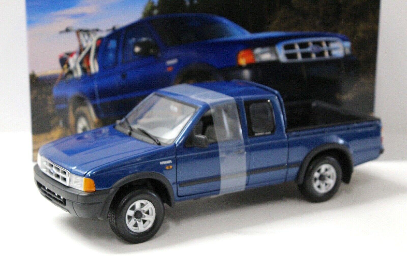 1:18 Action Ford Ranger Super Cab Pick-Up blue DEALER VERSION