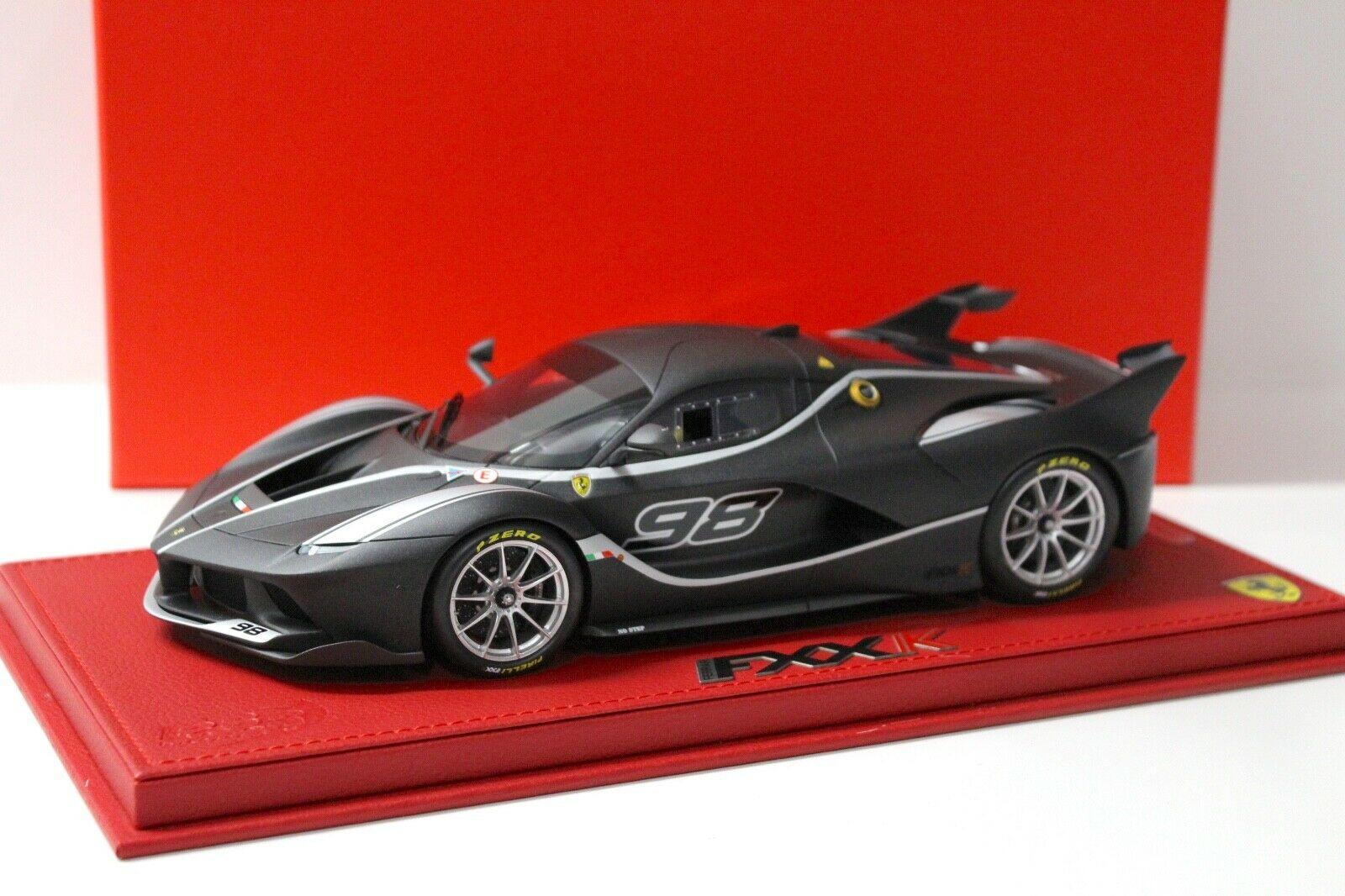 1:18 BBR Ferrari FXXK 2016 matt black/ silver #98