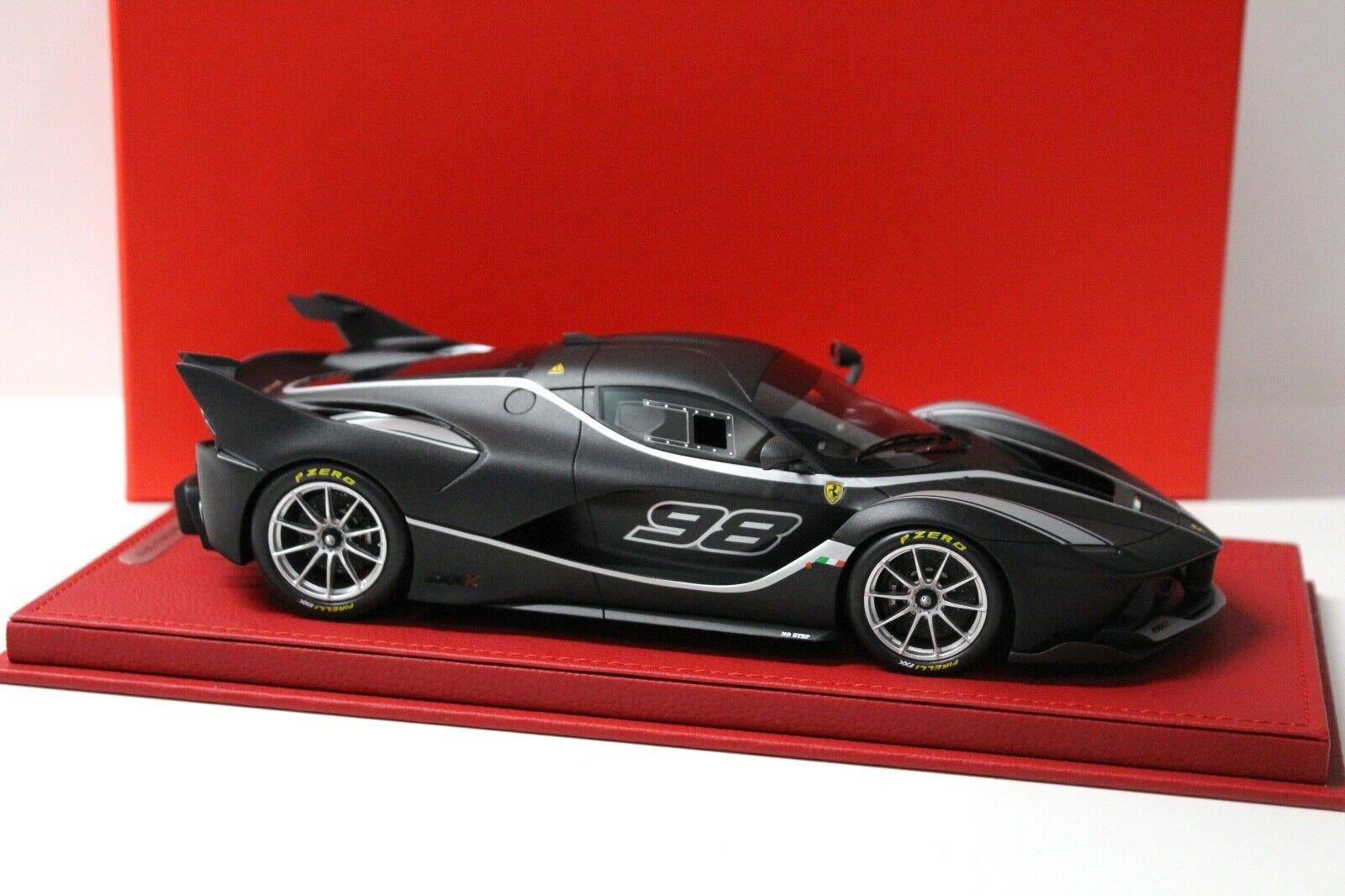 1:18 BBR Ferrari FXXK 2016 matt black/ silver #98