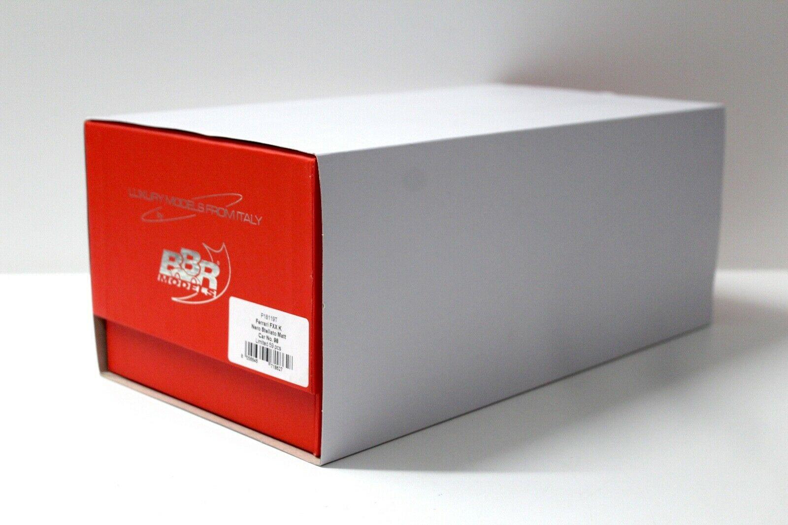 1:18 BBR Ferrari FXXK 2016 matt black/ silver #98