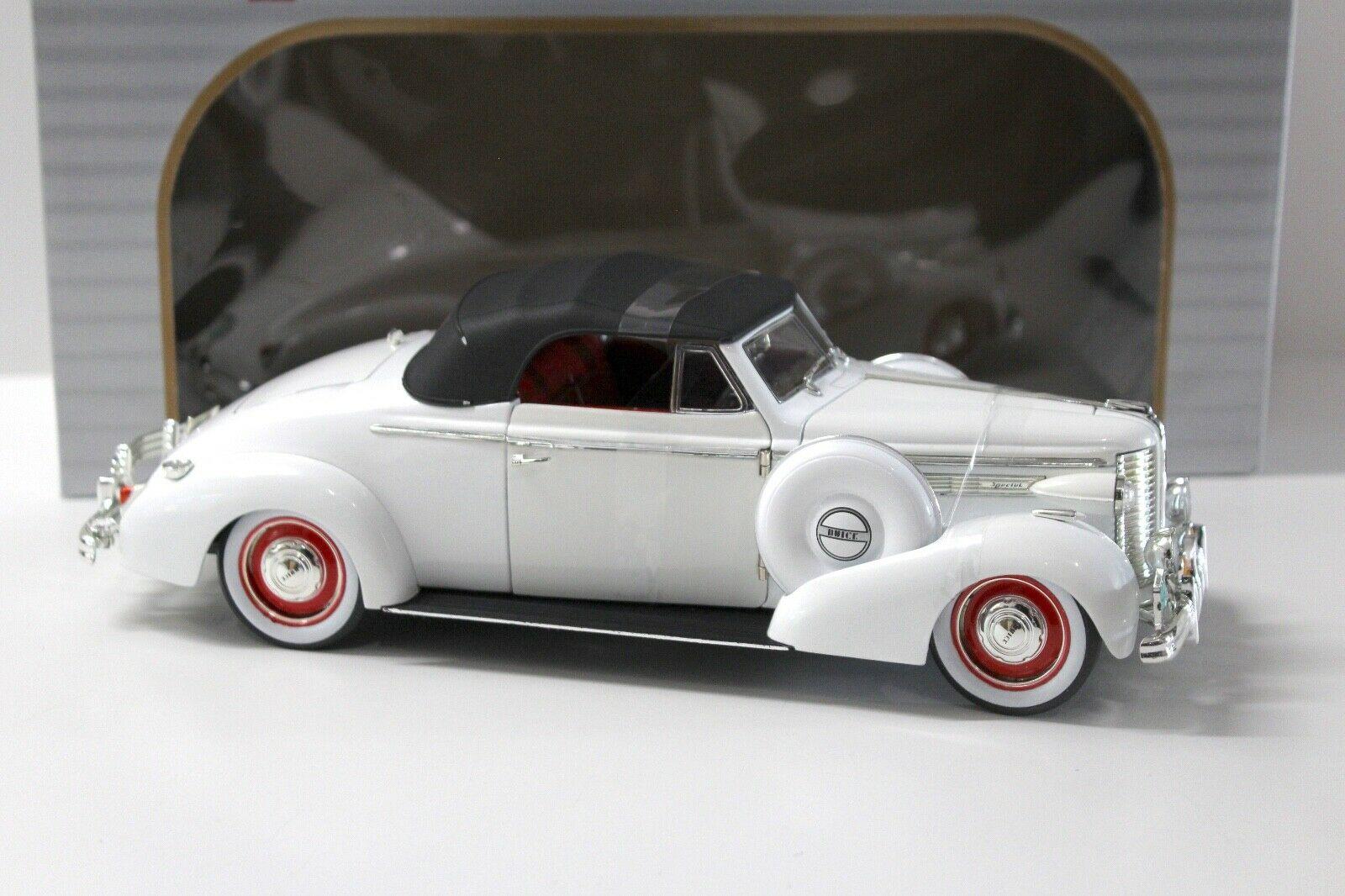 1:18 Signature Models 1938 Buick Century Convertible white