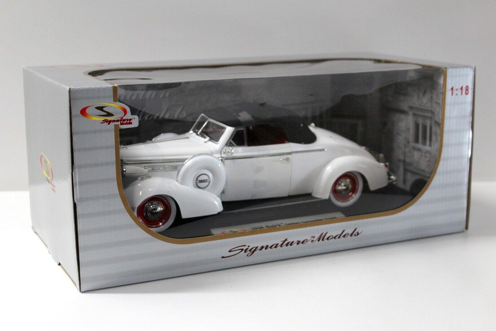 1:18 Signature Models 1938 Buick Century Convertible white