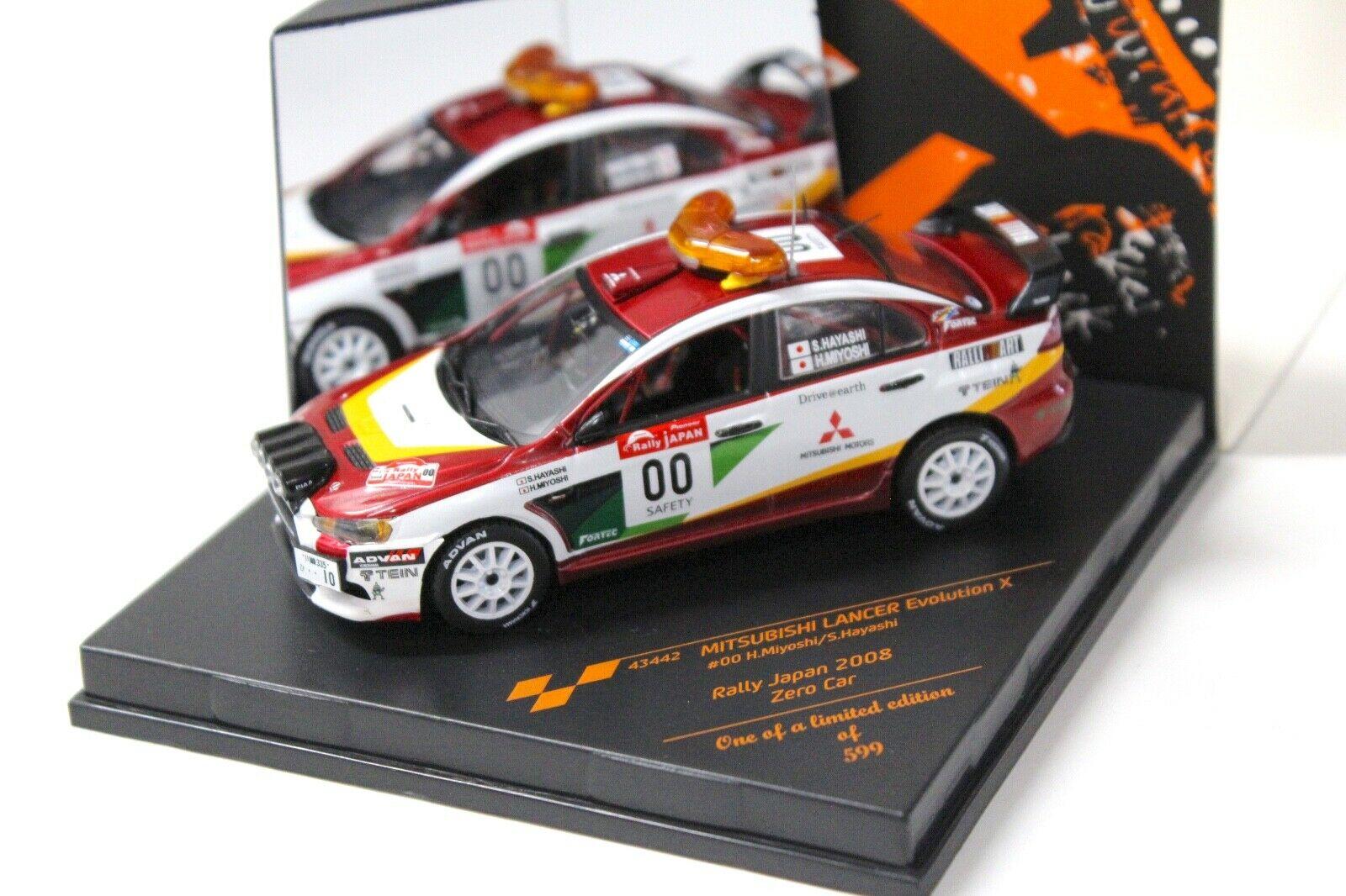 1:43 Vitesse Mitsubishi Lancer Evo X Rally Japan Zero Car #00