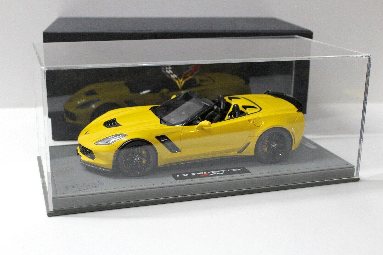 1:18 BBR Chevrolet Corvette Z06 Convertible yellow