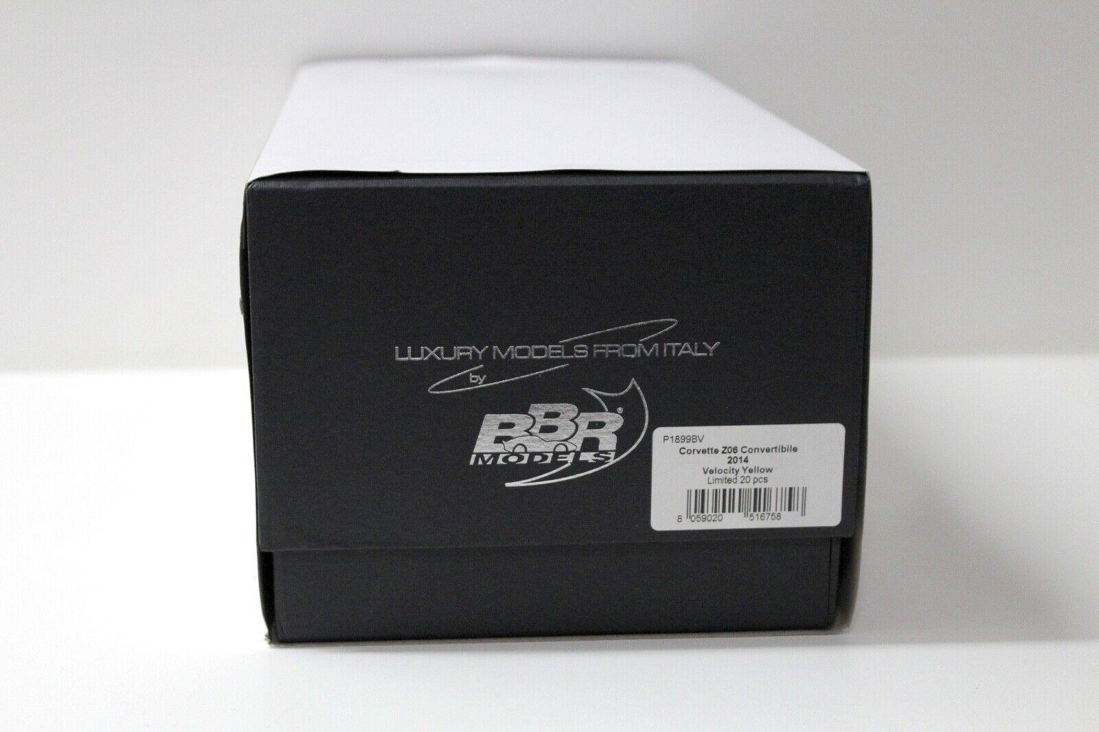1:18 BBR Chevrolet Corvette Z06 Convertible yellow