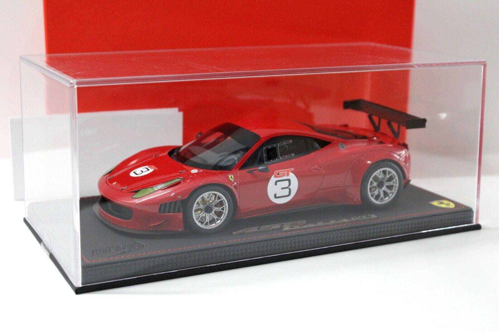 1:18 BBR Ferrari 458 Italia GT3 Rosso red #GT3