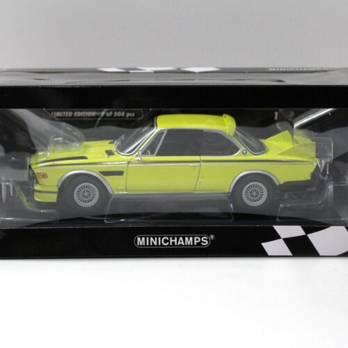 1:18 Minichamps BMW 3.0 CSL (E9) yellow 1973