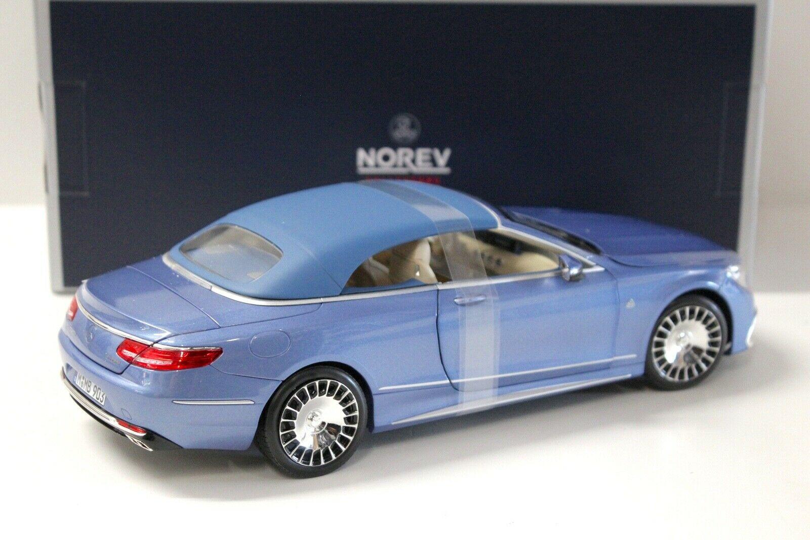1:18 Norev Mercedes Maybach S650 Cabrio 2018 blue