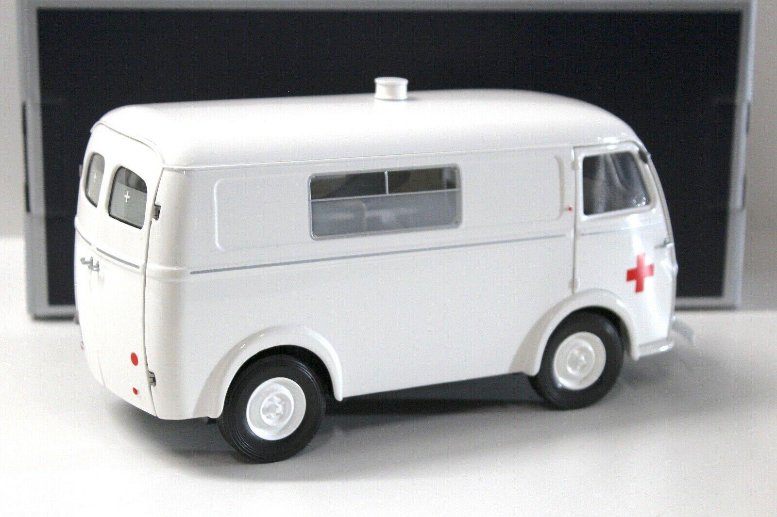 1:18 Norev Peugeot D4B Ambulance 1963 white