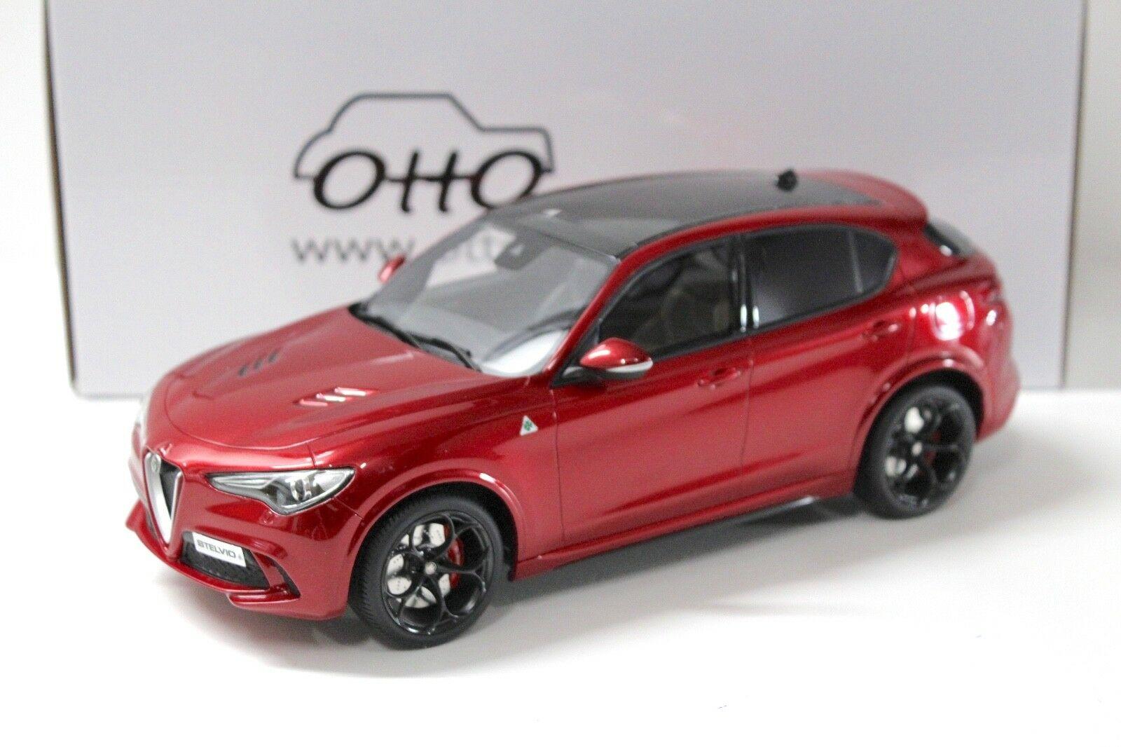 1:18 OTTO mobile OT285 Alfa Romeo Stelvio Quadrifoglio 2017 red