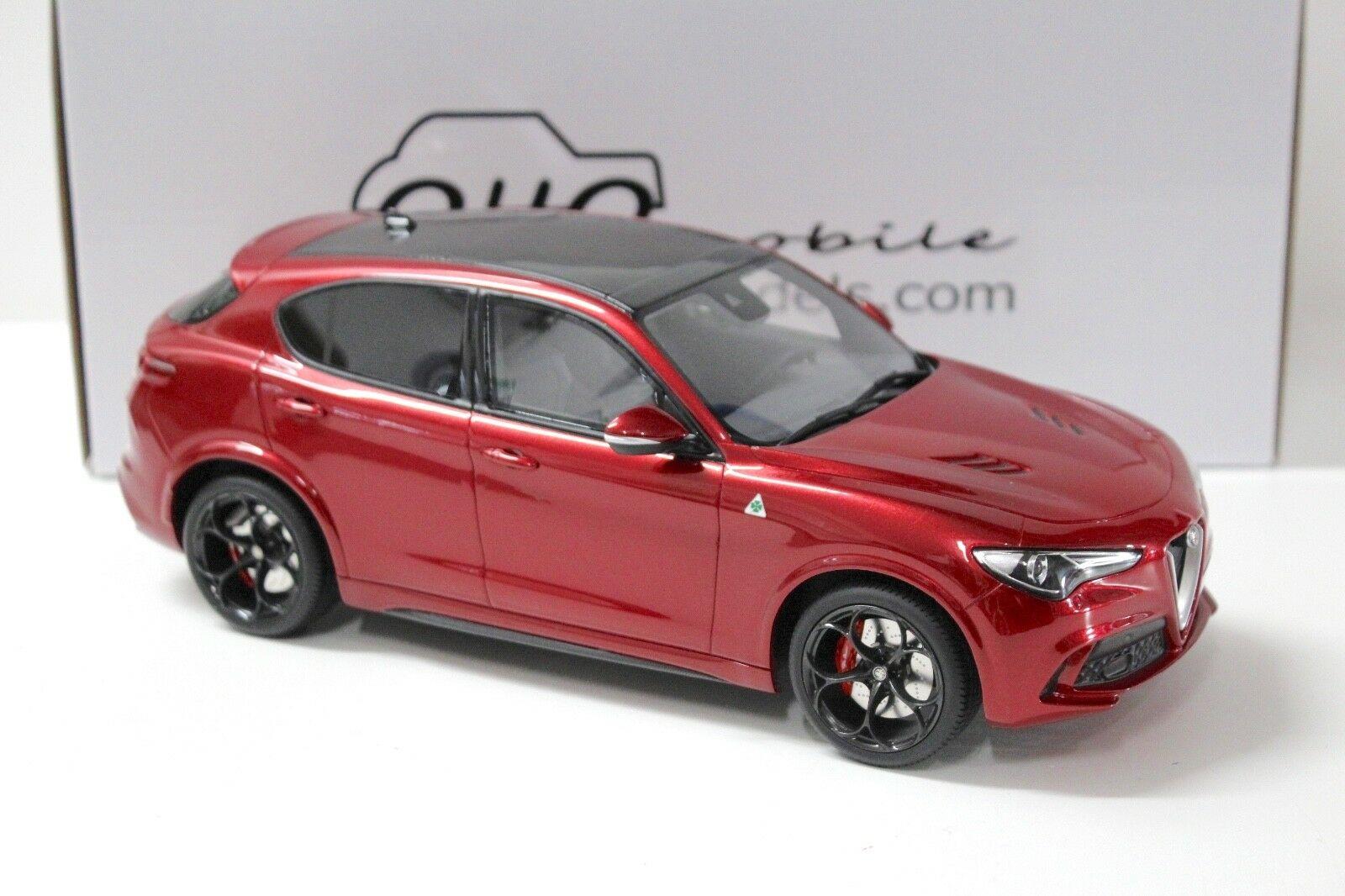 1:18 OTTO mobile OT285 Alfa Romeo Stelvio Quadrifoglio 2017 red