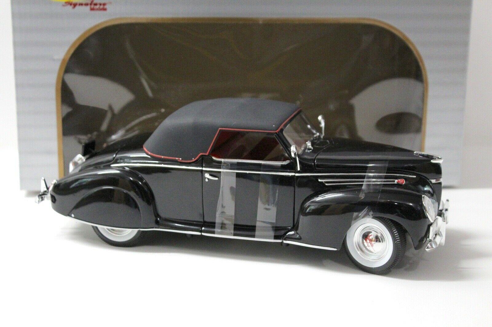 1:18 Signature Models Lincoln Zephyr 1939 black