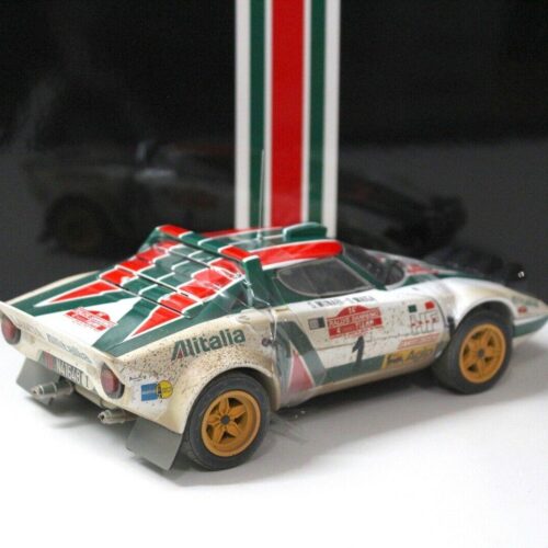1:18 SunStar 1976 Lancia Stratos HF Rally Sanremo Muddy Version