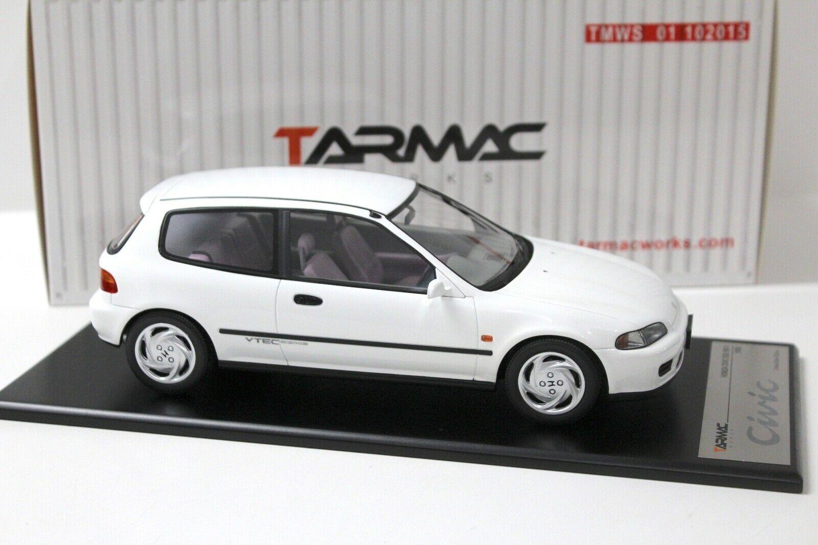 1:18 TARMAC Honda Civic EG6 SIR II white 1993