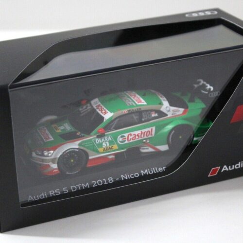 1:43 Spark Audi RS5 DTM 2018 Nico Müller #51 DEALER VERSION