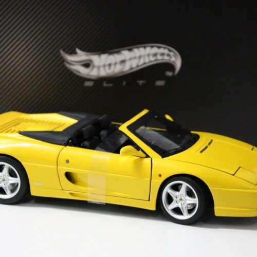 1:18 Hot Wheels Elite Ferrari F355 Spider yellow