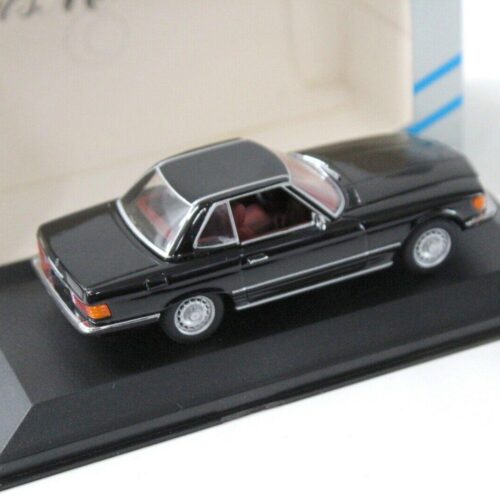 1:43 Minichamps Mercedes 350SL Cabriolet R107 HARD-TOP black
