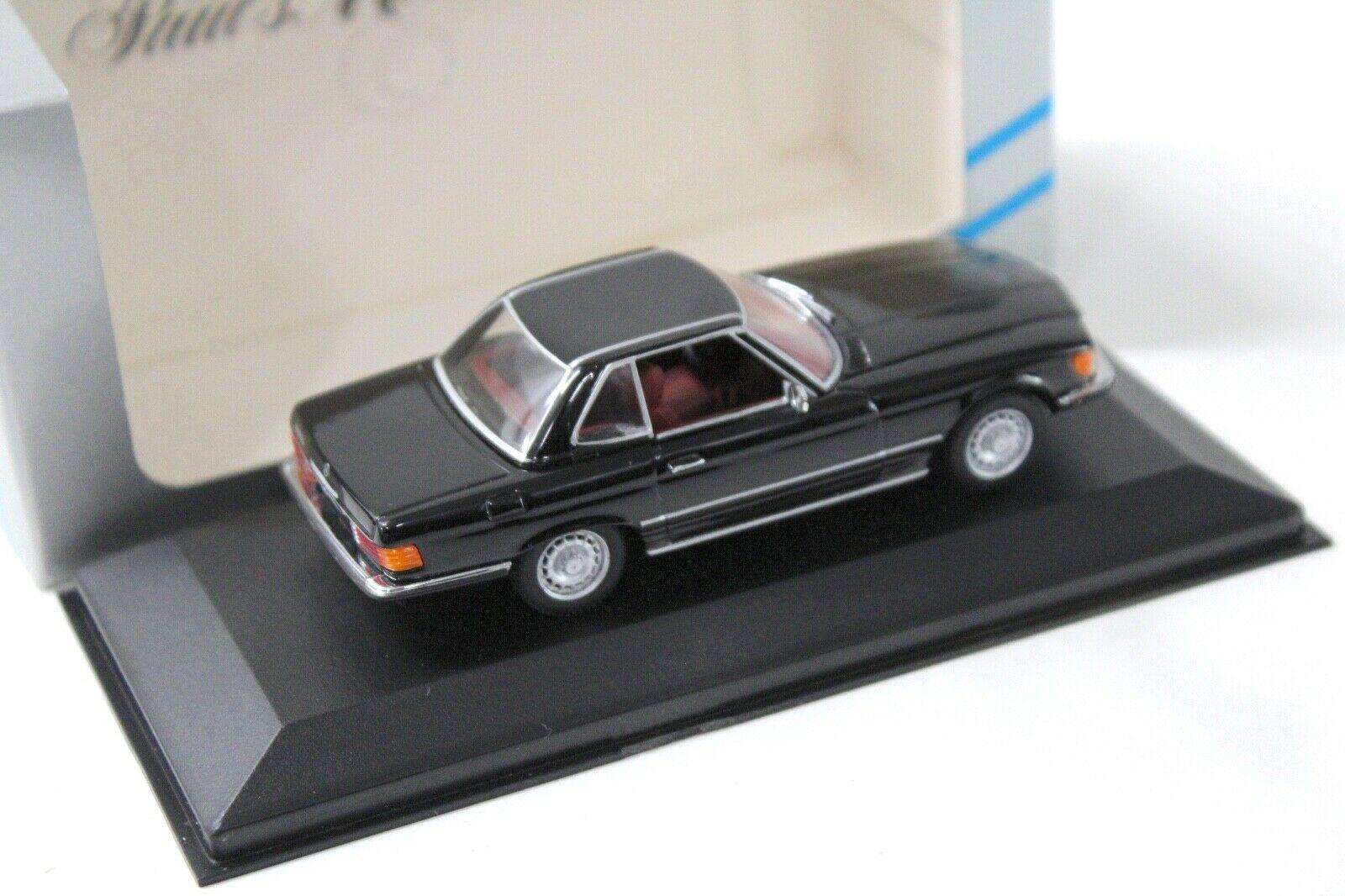 1:43 Minichamps Mercedes 350SL Cabriolet R107 HARD-TOP black