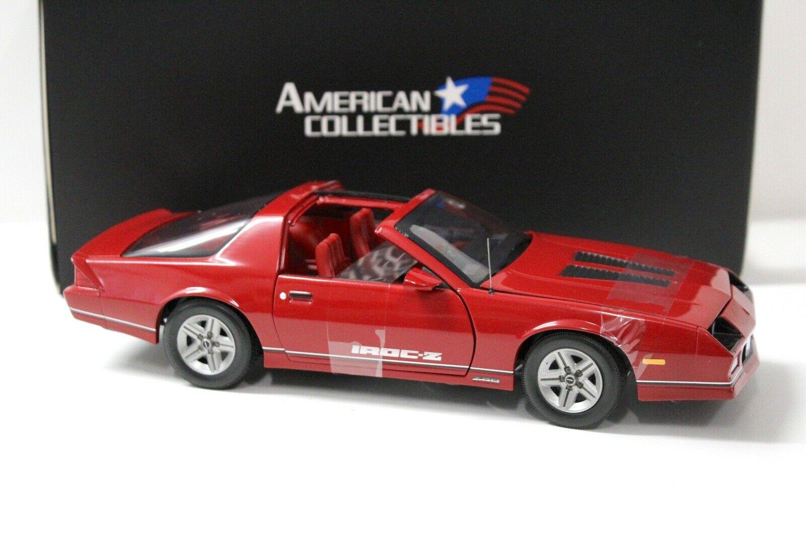 1:18 Sun Star Chevrolet Camaro IROC-Z 1985 red