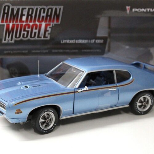 1:18 Auto World Pontiac GTO JUDGE 1969 blue MCACN