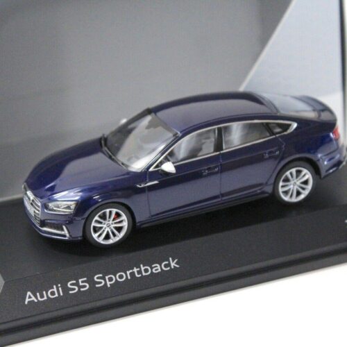 1:43 Jadi Audi S5 Sportback Navarra blue 2016 DEALER VERSION