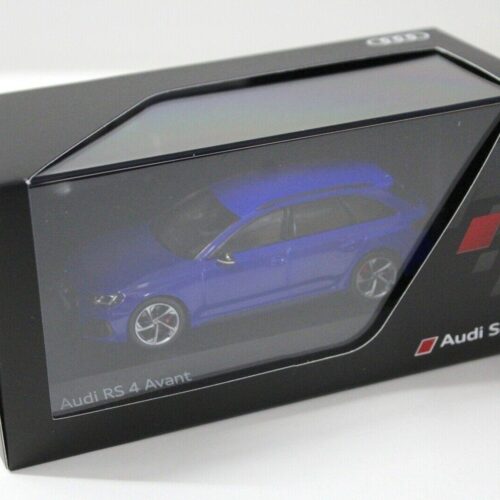 1:43 Spark Audi RS4 Avant B9 Nogaro blue DEALER VERSION