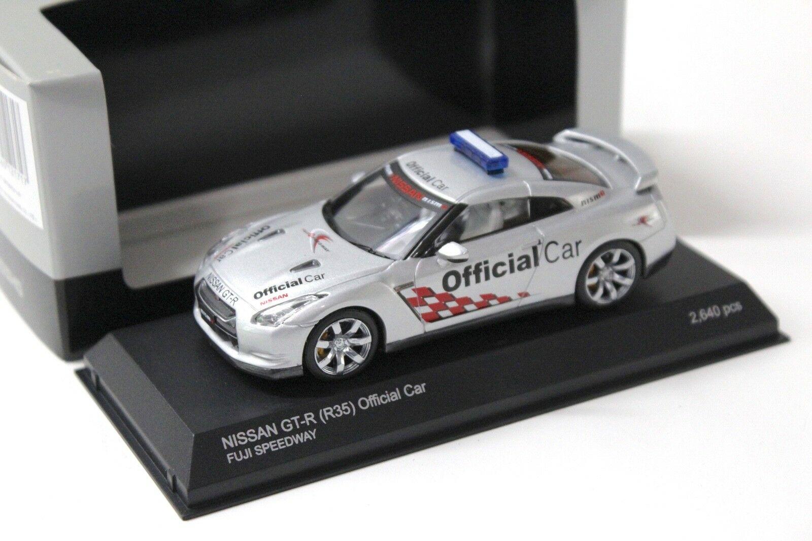 ID 38397 orig.jpg 1:43 Kyosho Nissan GT-R R35 Official Car Fuji SPEEDWAY Official Car silver