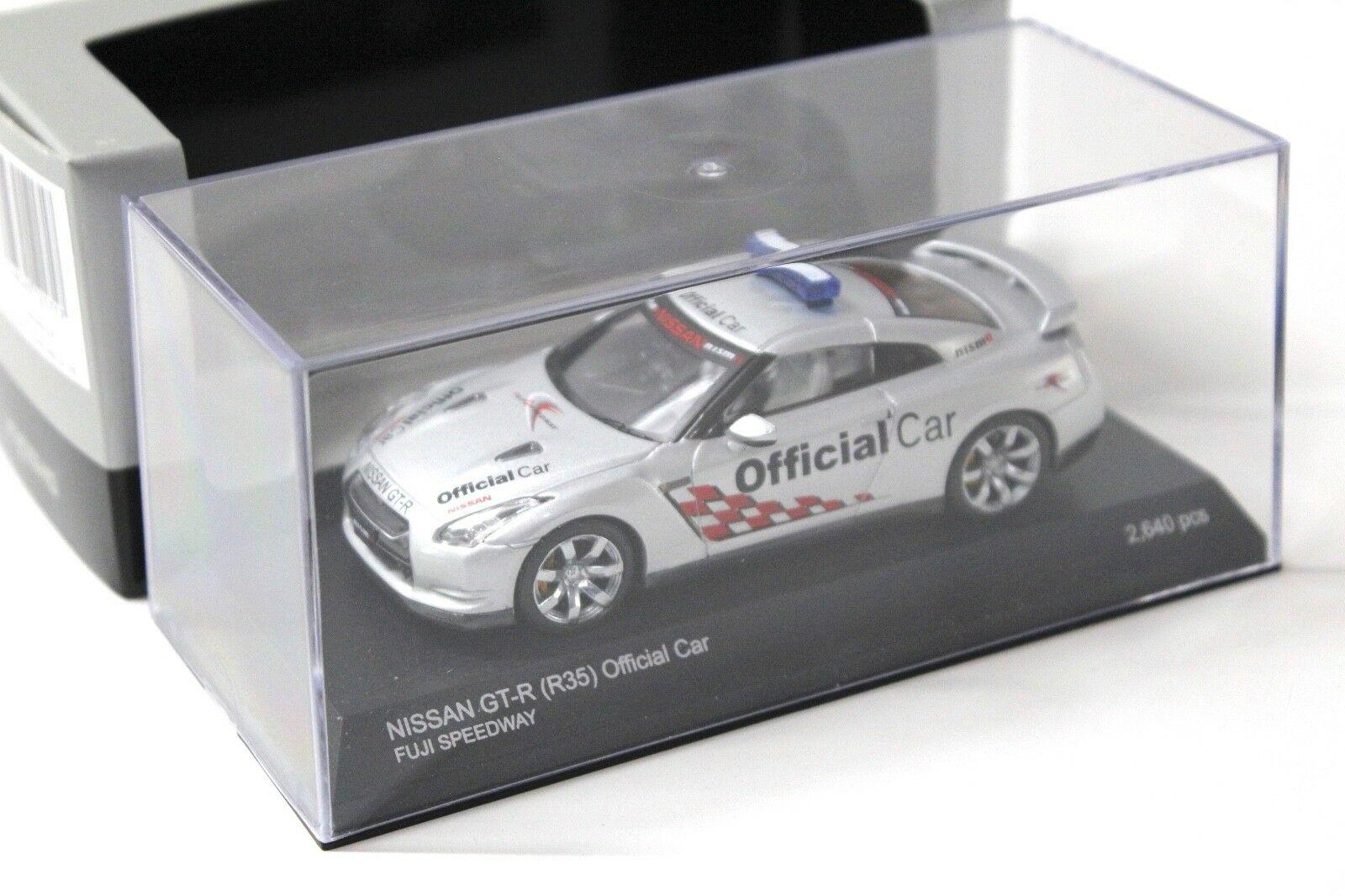 1:43 Kyosho Nissan GT-R R35 Official Car Fuji SPEEDWAY Official Car silver