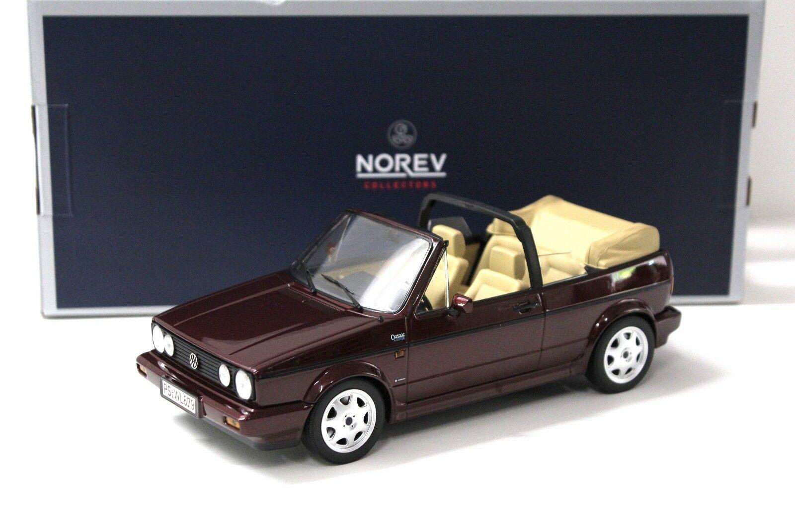 ID 38419 orig.jpg 1:18 Norev VW Golf MKI 1 Cabrio Classic Line dark red