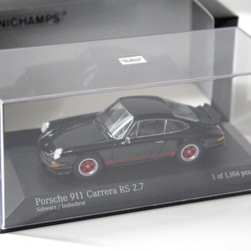 1:43 Minichamps Porsche 911 Carrera RS 2.7 black/ red