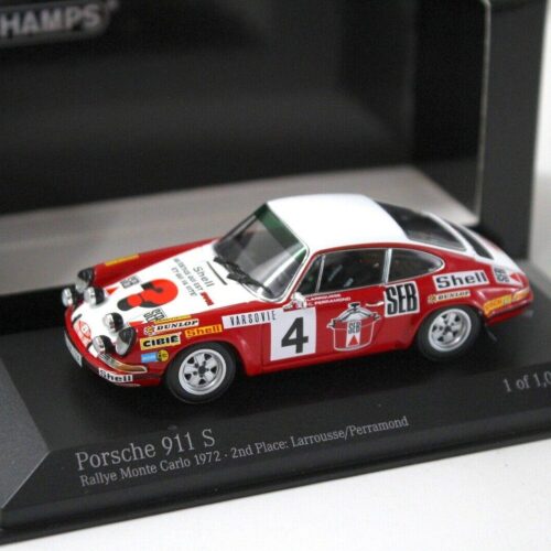 1:43 Minichamps Porsche 911 S Rallye Monte Carlo 1972 #4 red