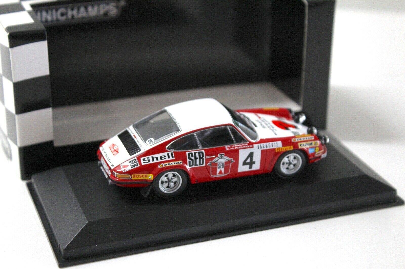1:43 Minichamps Porsche 911 S Rallye Monte Carlo 1972 #4 red