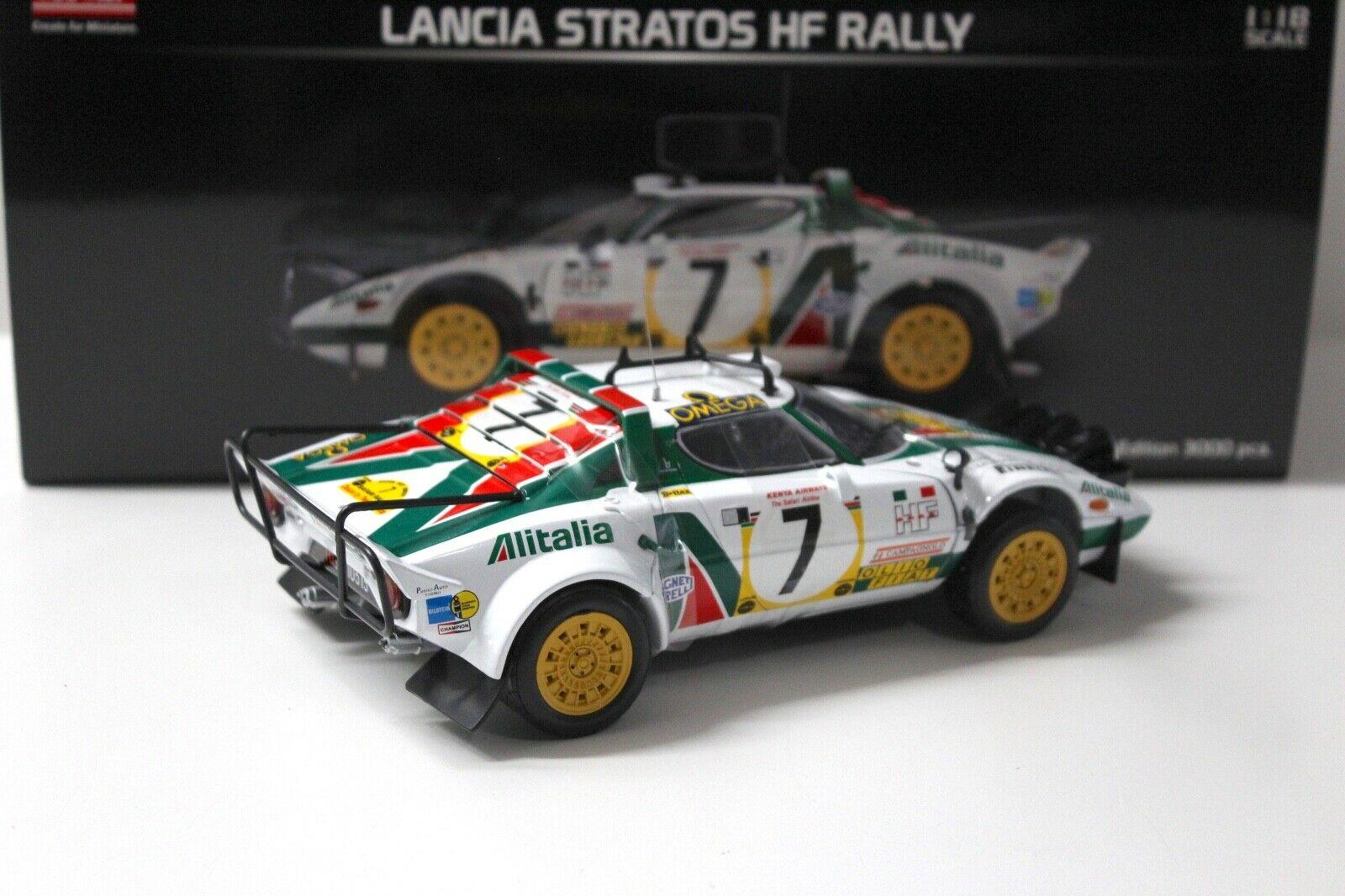 1:18 SunStar Lancia Stratos HF Safari Rally 3rd Place #7