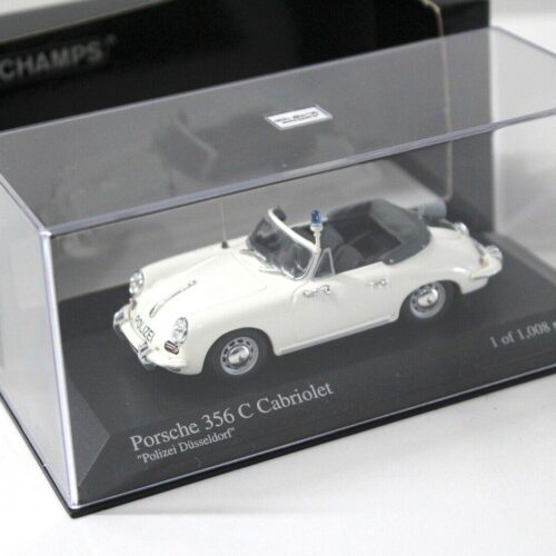 1:43 Minichamps Porsche 356 C Cabriolet POLIZEI white