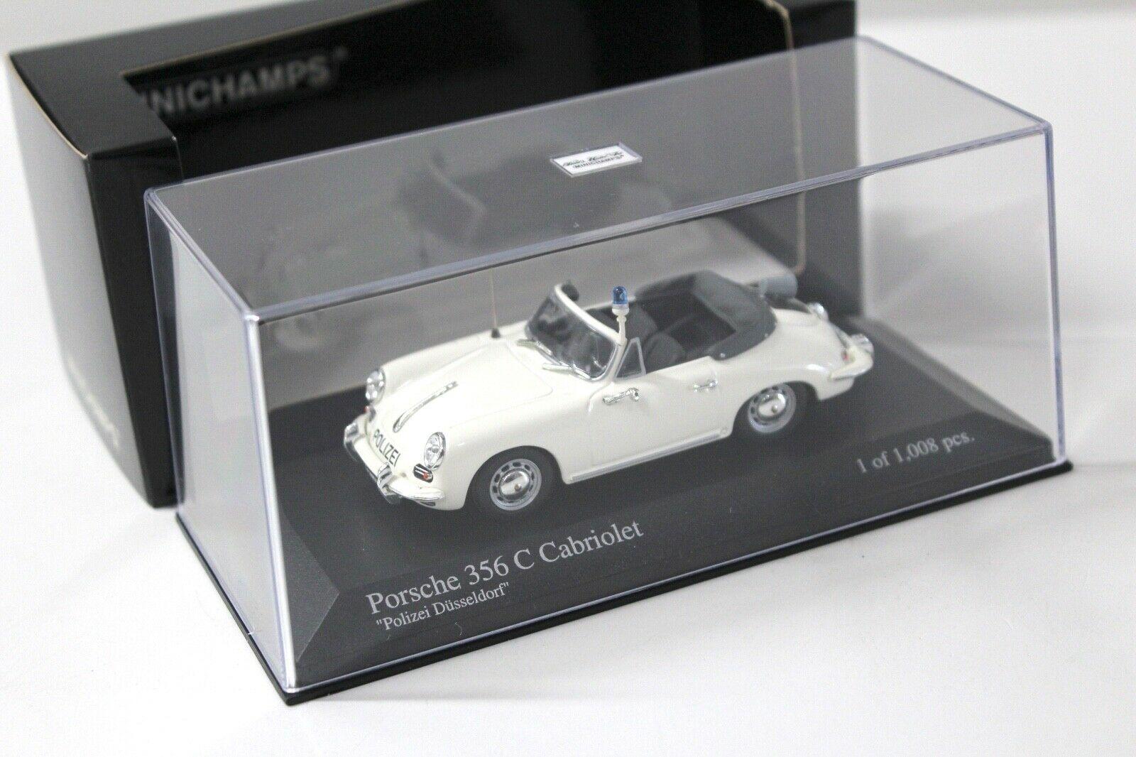 1:43 Minichamps Porsche 356 C Cabriolet POLIZEI white