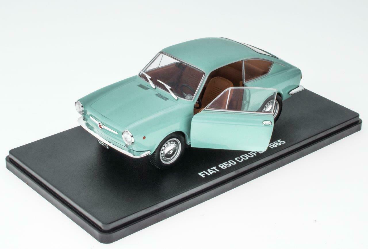 1:24 Hachette Fiat 850 Coupe 1965 blue 120 Jahre