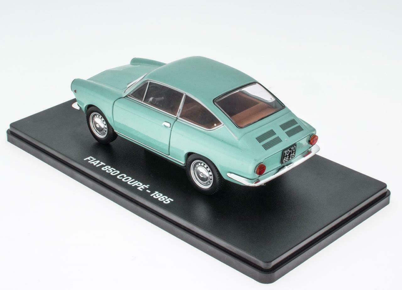 1:24 Hachette Fiat 850 Coupe 1965 blue 120 Jahre