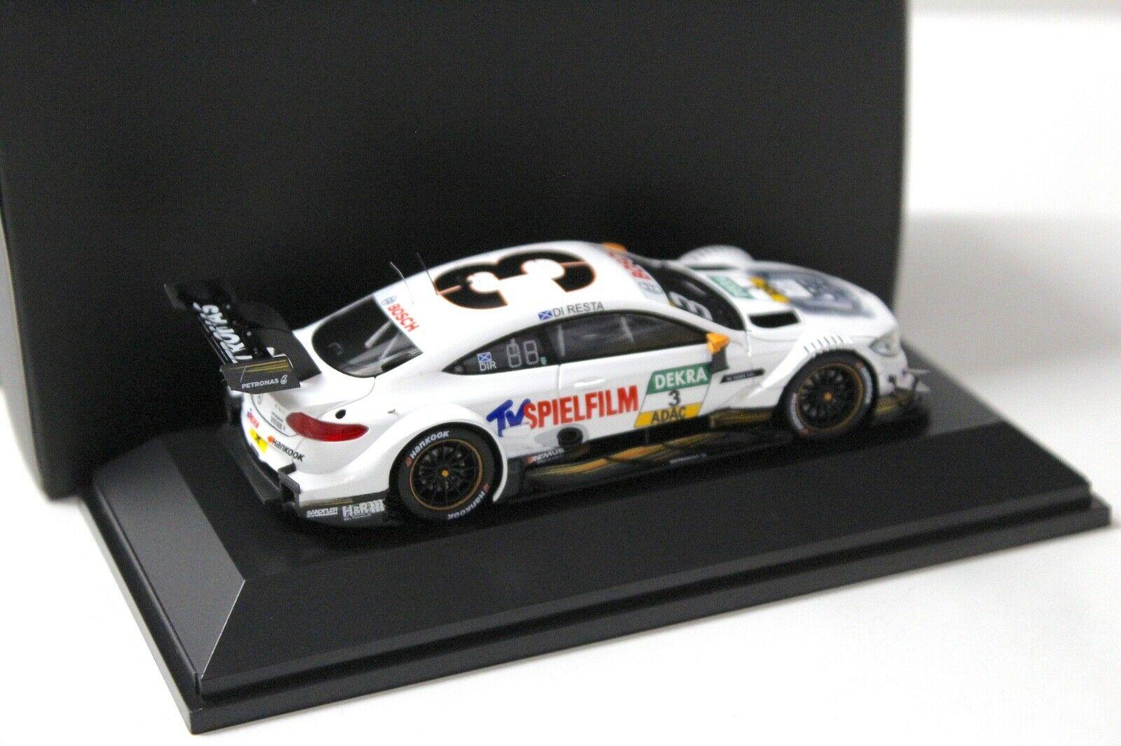 1:43 Spark Mercedes C63 AMG DTM 2017 Di Resta #3 DEALER VERSION