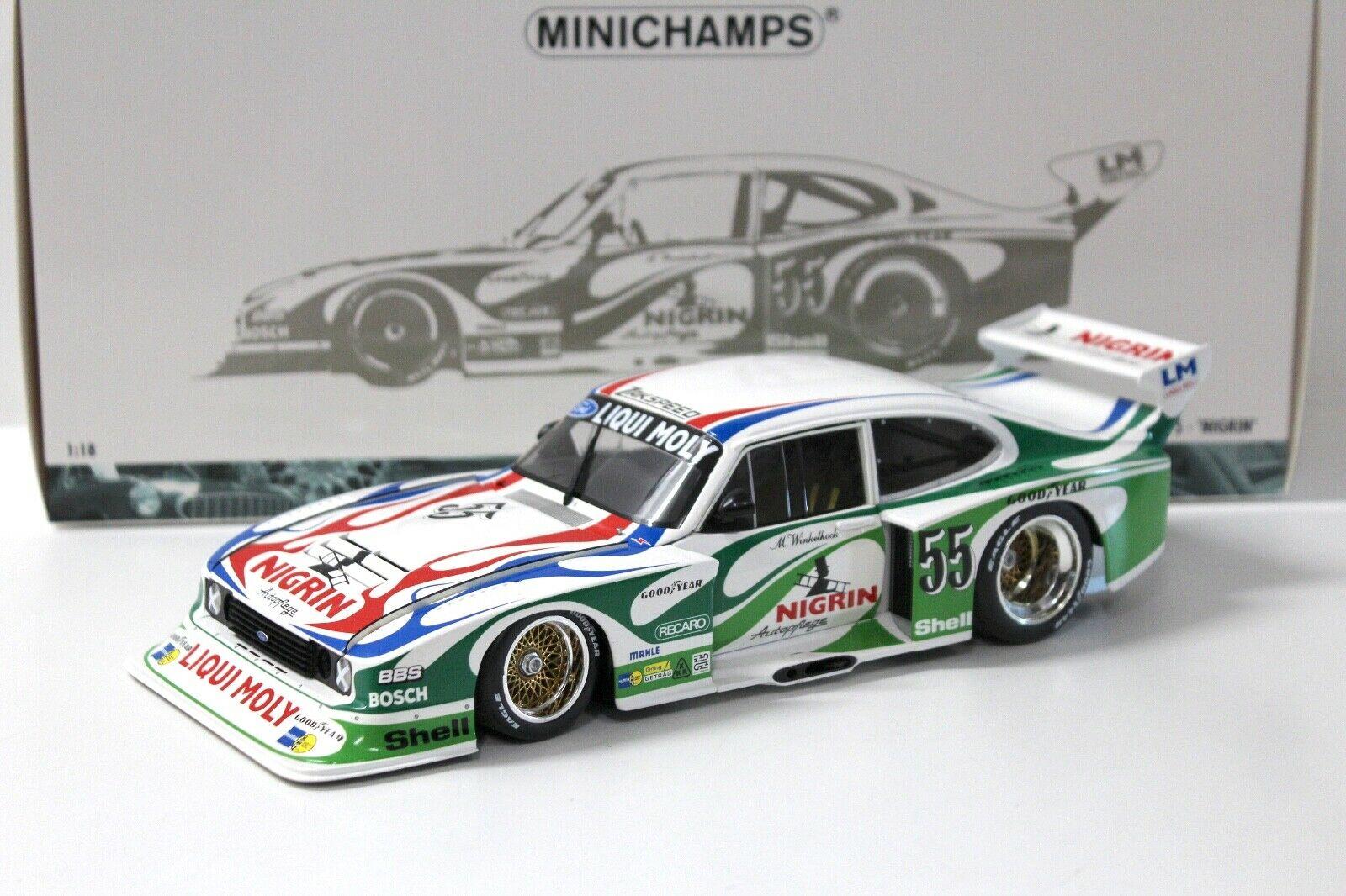 1:18 Minichamps Ford Capri Turbo Gr.5 Nigrin Winkelhock