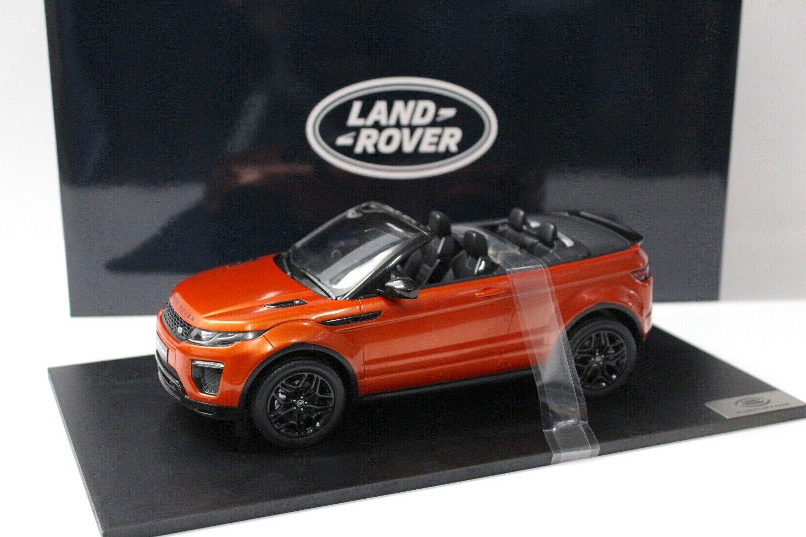 ID 38584 orig.jpg 1:18 TSM Range Rover Evoque Convertible orange DEALER VERSION
