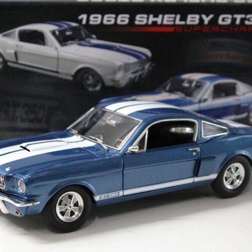 1:18 ACME Mustang Shelby GT350 Supercharged Coupe blue 1966