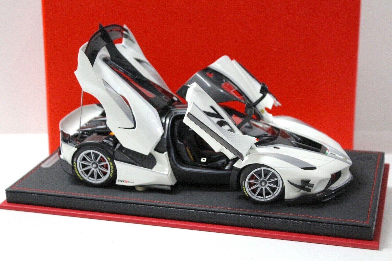 1:18 BBR Ferrari FXXK EVO Presentazione Car #70 white FULL OPENING