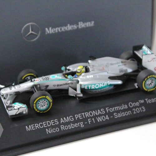 1:43 Minichamps Mercedes AMG Petronas F1 W04 Rosberg 2013 DEALER VERSION