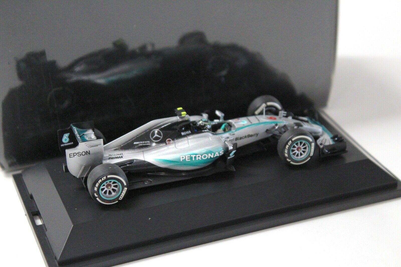 1:43 Minichamps Mercedes AMG Petronas F1 W06 Rosberg 2015 DEALER VERSION