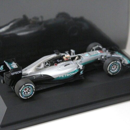 1:43 Minichamps Mercedes AMG Petronas F1 W07 Hamilton 2016 DEALER VERSION